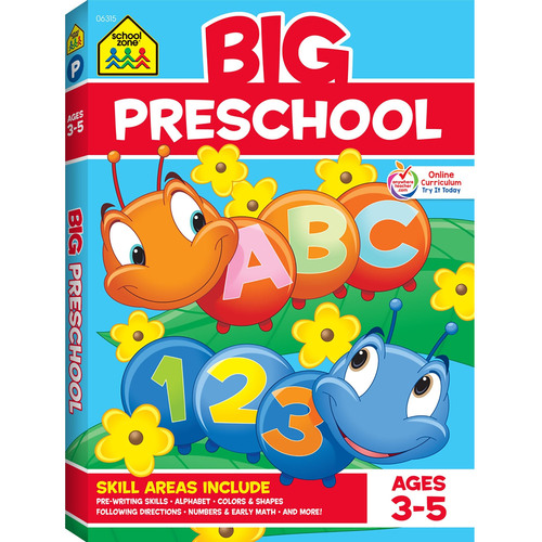 Big Preschool Workbook, Ages 3-5